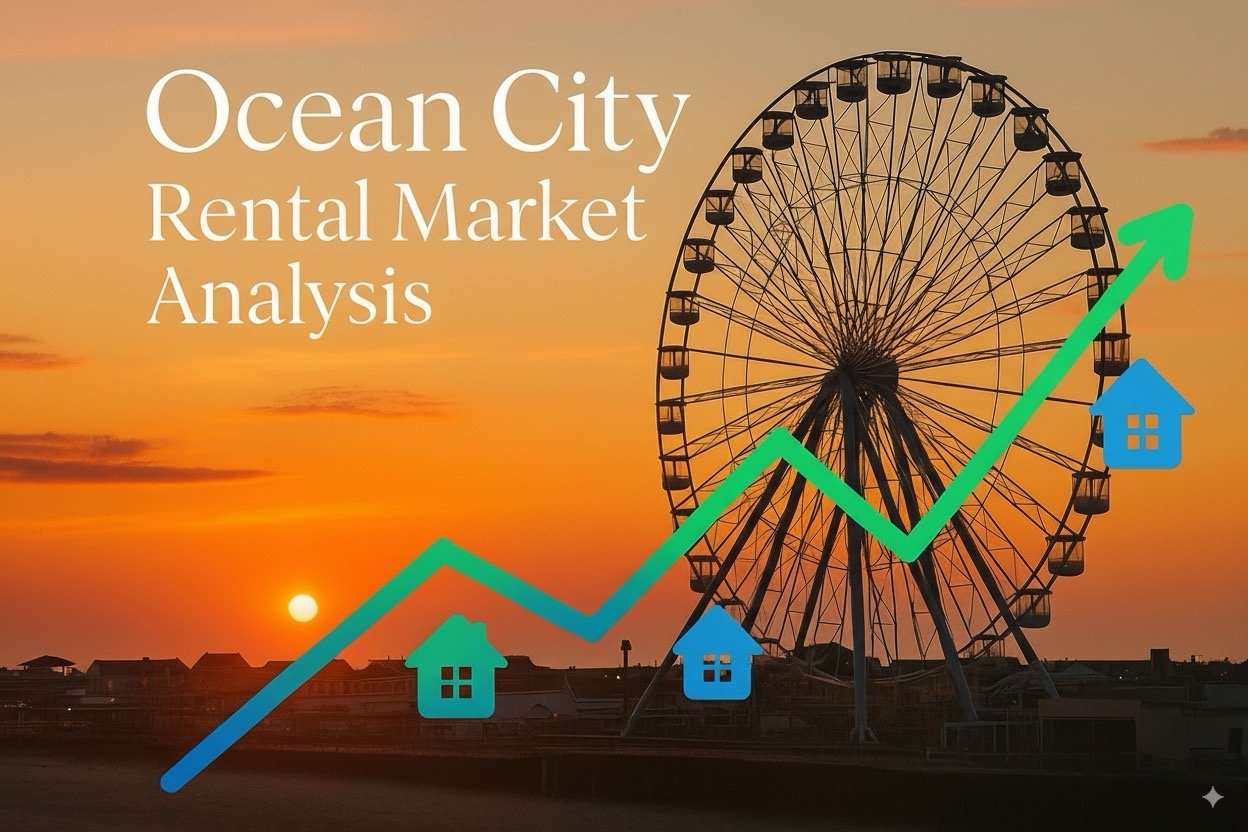 Ocean City ferris wheel at sunset